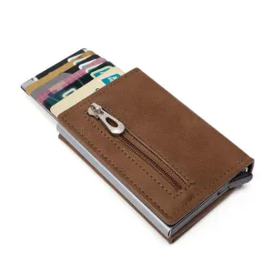 جاهزة للشحن محفظة جلدية ضد السرقة للرجال . Ready to ship Anti-theft Leather Wallet for Men Popular