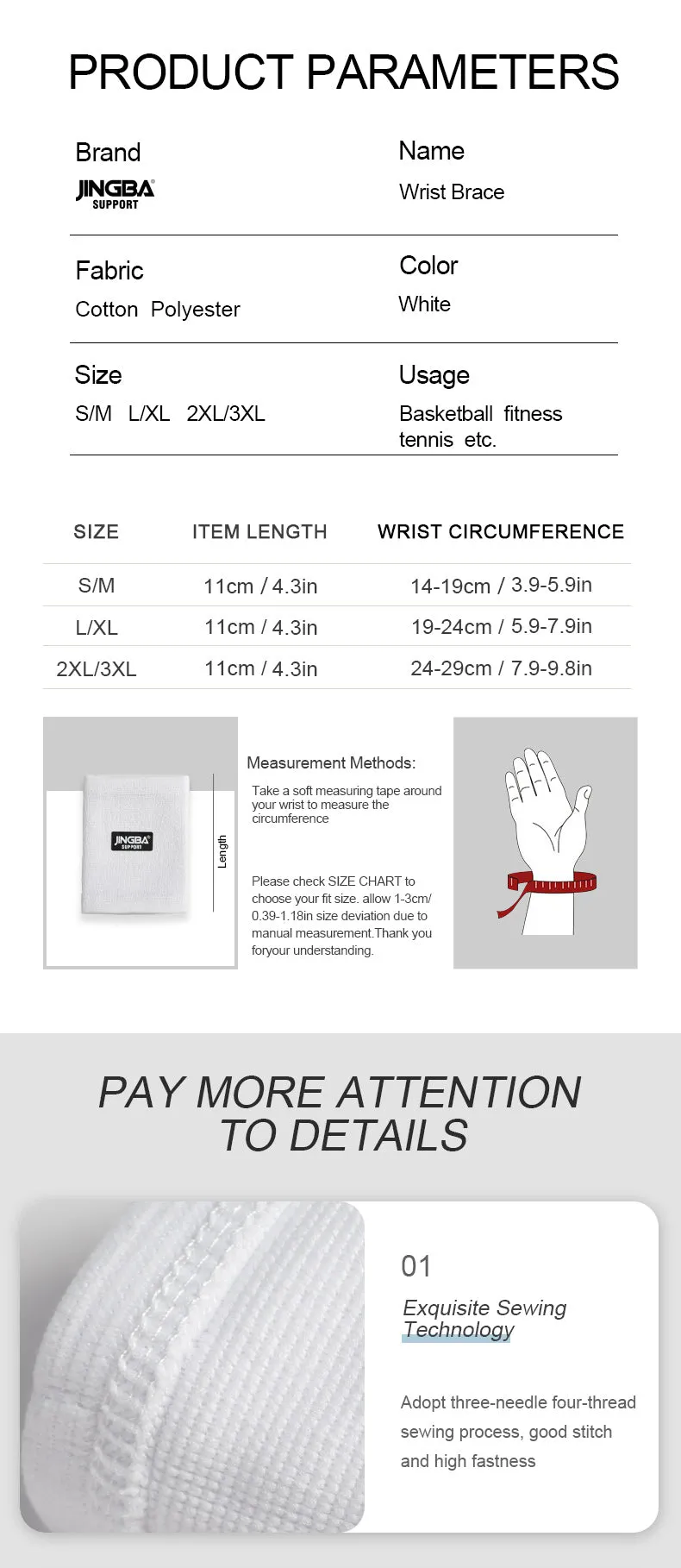2007 Breathable Adjustable Wrist Support Brace