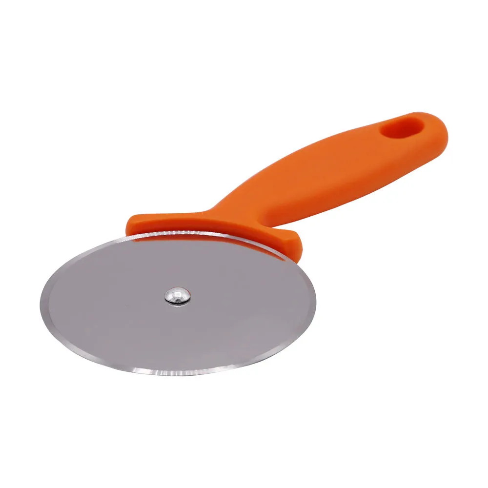 9cm Stainless Steel Pizza Cutter With Plastic Handle