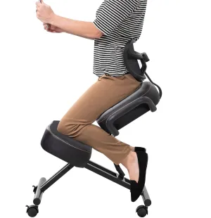 Adjustable Ergonomic Kneeling Chair with Back Support