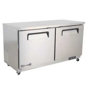 American Chef 60" Two Door Under Counter Refrigerator RUC2-60S