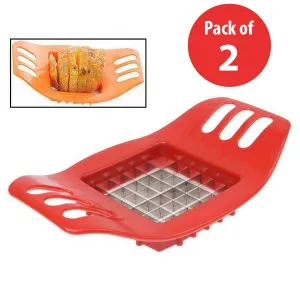 AMZER Ultra-practical Potatoes Cut Strips Tools French Fries Cut Knives - pack of 2