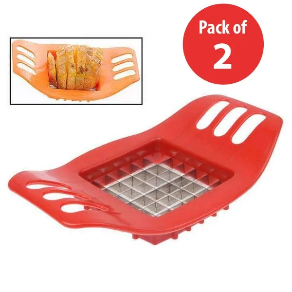 AMZER Ultra-practical Potatoes Cut Strips Tools French Fries Cut Knives - pack of 2