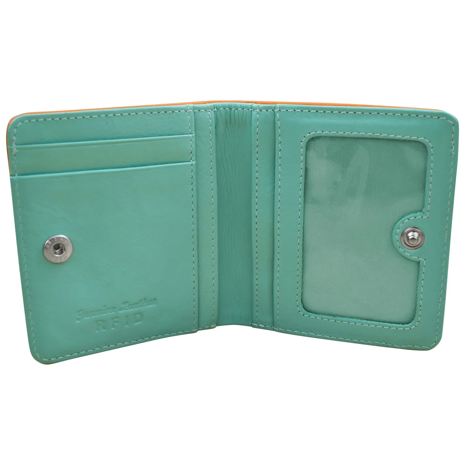 Bi-fold Mini Wallet Two Tone