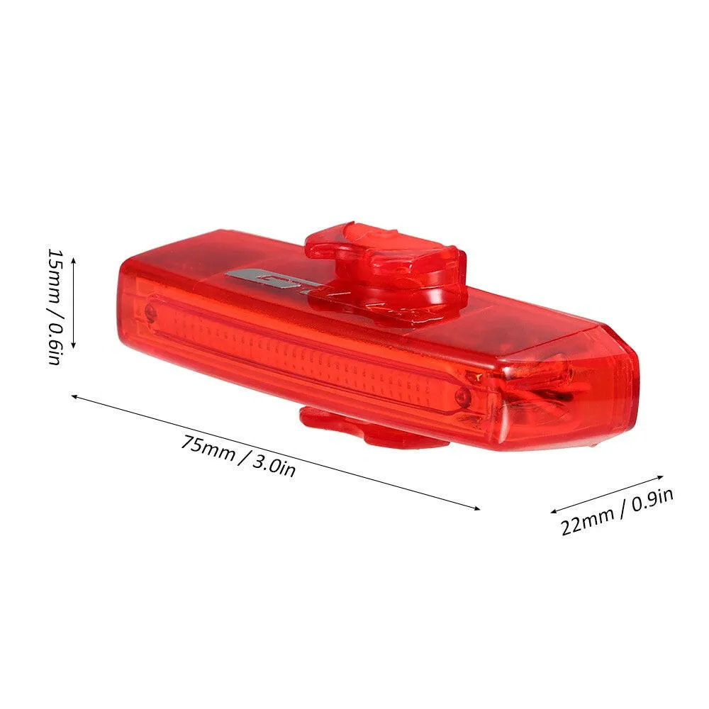 Bike Tail Light Rear Light Smart Sensor Light USB Rechargeable Super Bright LED Bicycle Taillight Cycling Safety Flashlight with 6 Modes