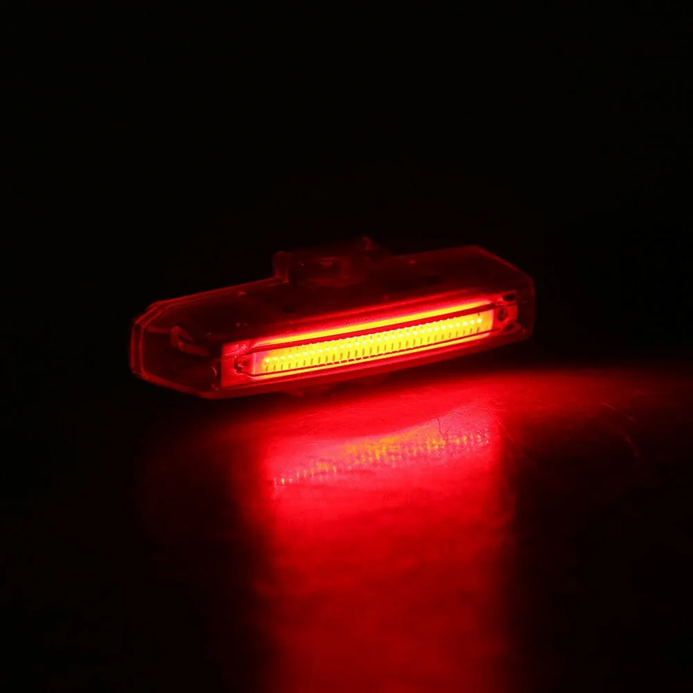 Bike Tail Light Rear Light Smart Sensor Light USB Rechargeable Super Bright LED Bicycle Taillight Cycling Safety Flashlight with 6 Modes