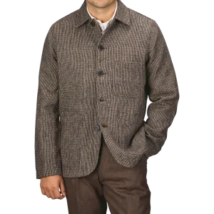 Brown Melange Harris Tweed Bakers C Jacket