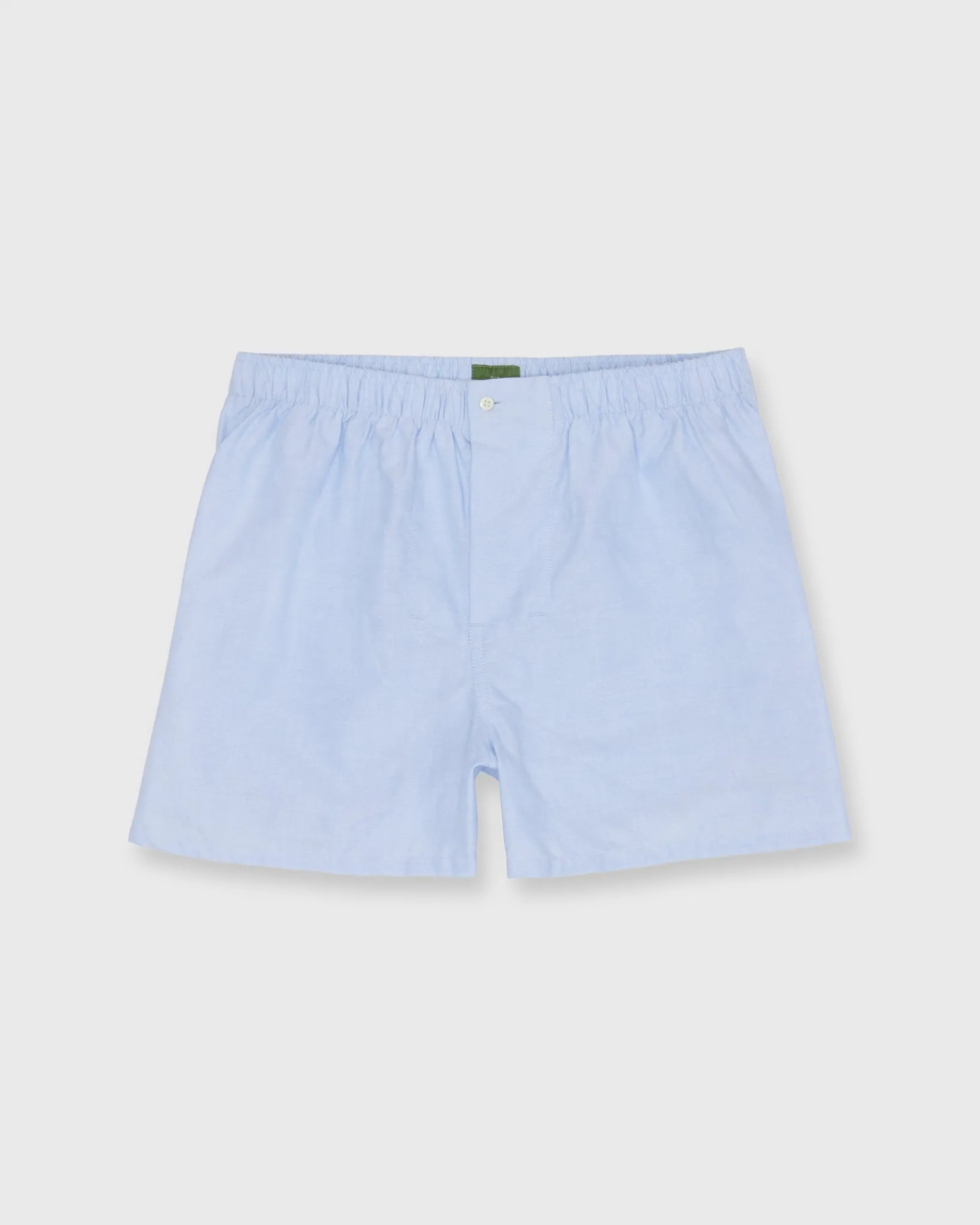 Button-Front Boxer Short in Sky Oxford