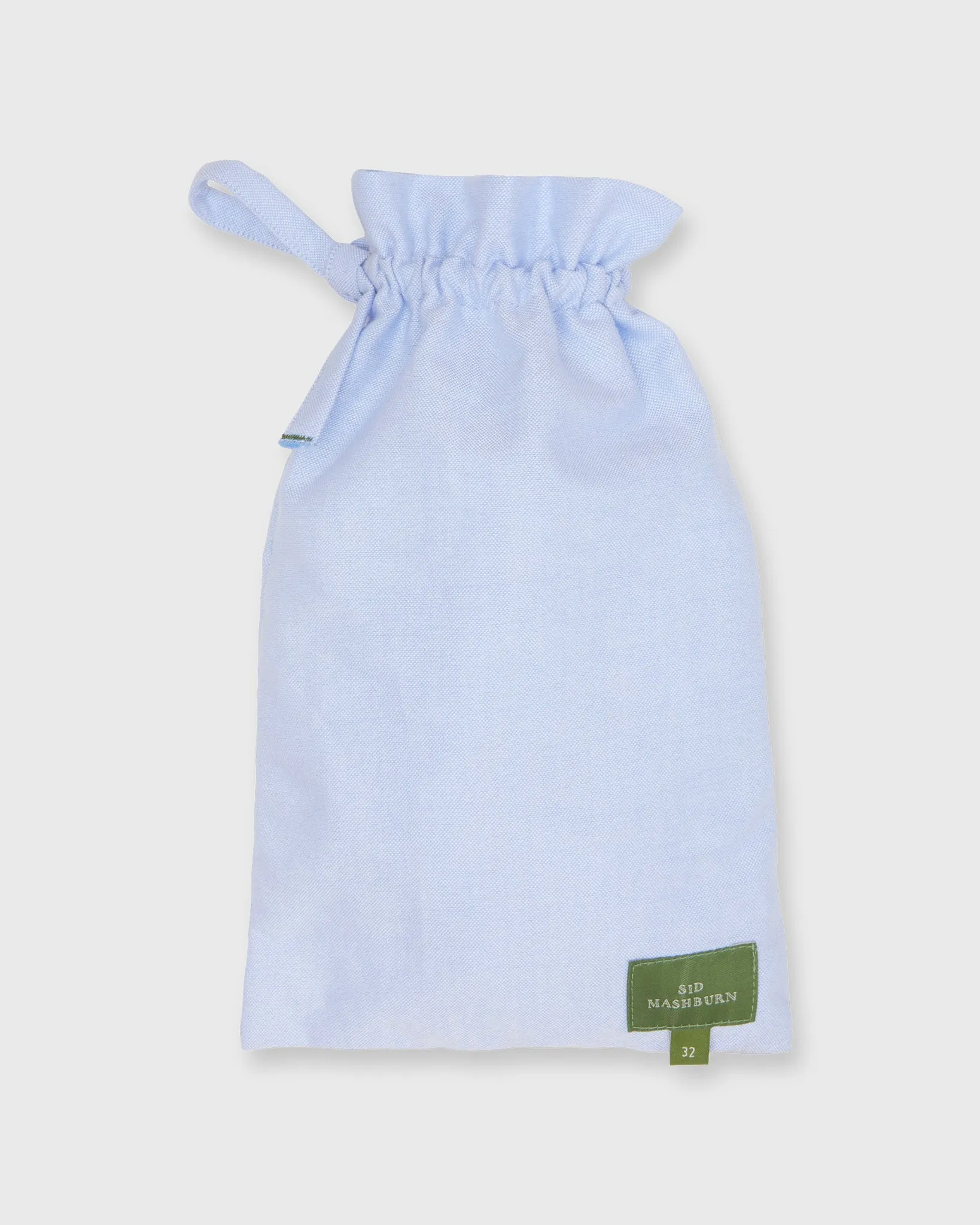 Button-Front Boxer Short in Sky Oxford