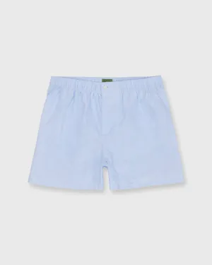 Button-Front Boxer Short in Sky Oxford