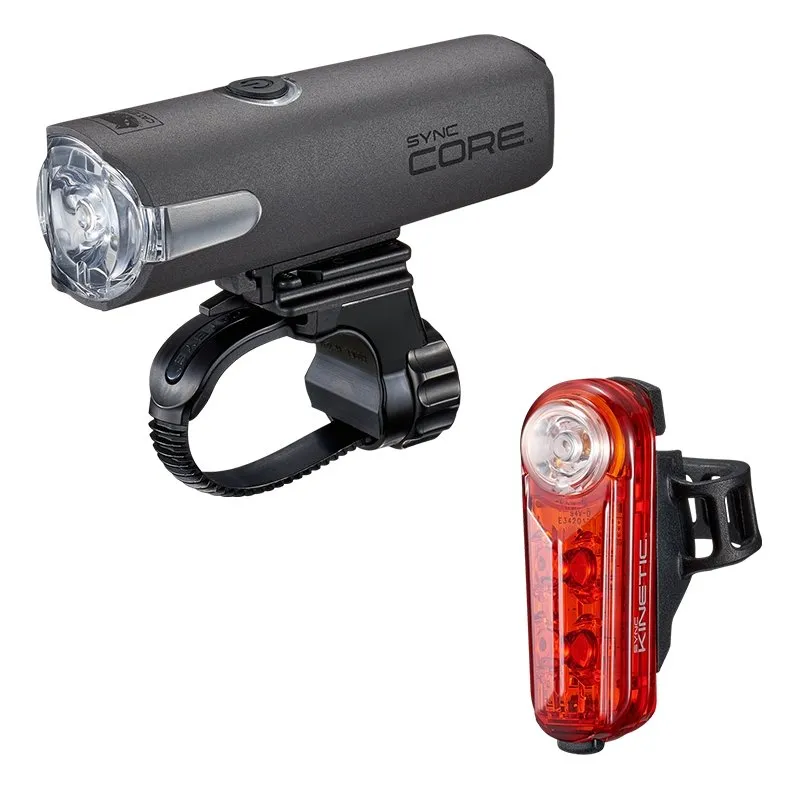 CAT EYE Sync Core Sync Kinetic Bicycle Light set