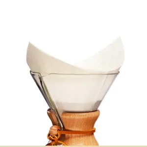 CHEMEX® ☕️ Bonded Filters Pre-Folded Squares (White) :: FS-100