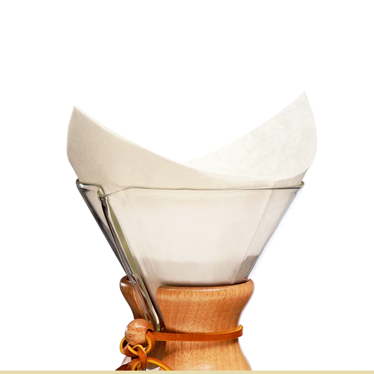 CHEMEX® ☕️ Bonded Filters Pre-Folded Squares (White) :: FS-100