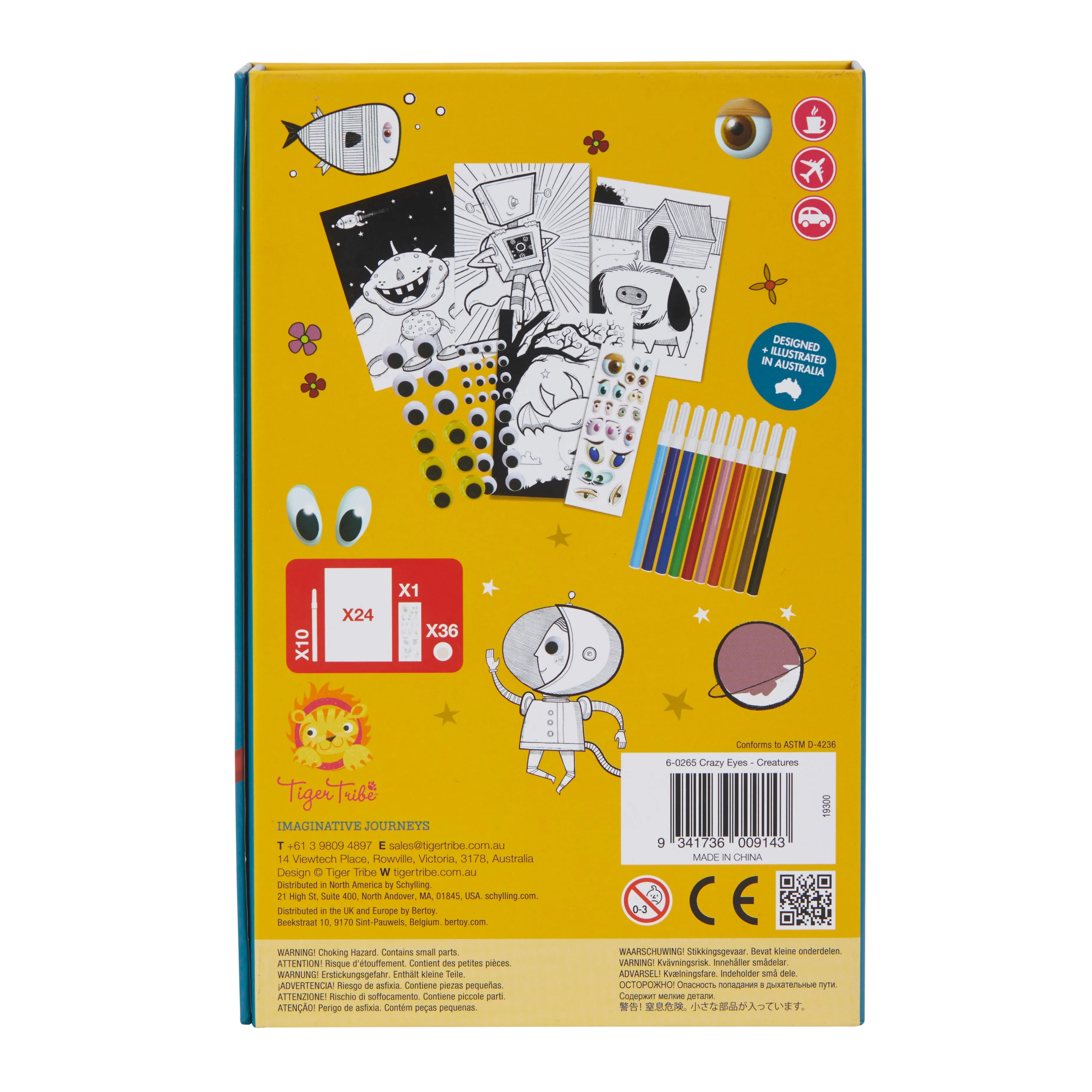 Colouring Set - Crazy Eyes