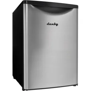Danby 18-inch, 2.6 cu. ft. Compact Refrigerator DAR026A2BSLDB