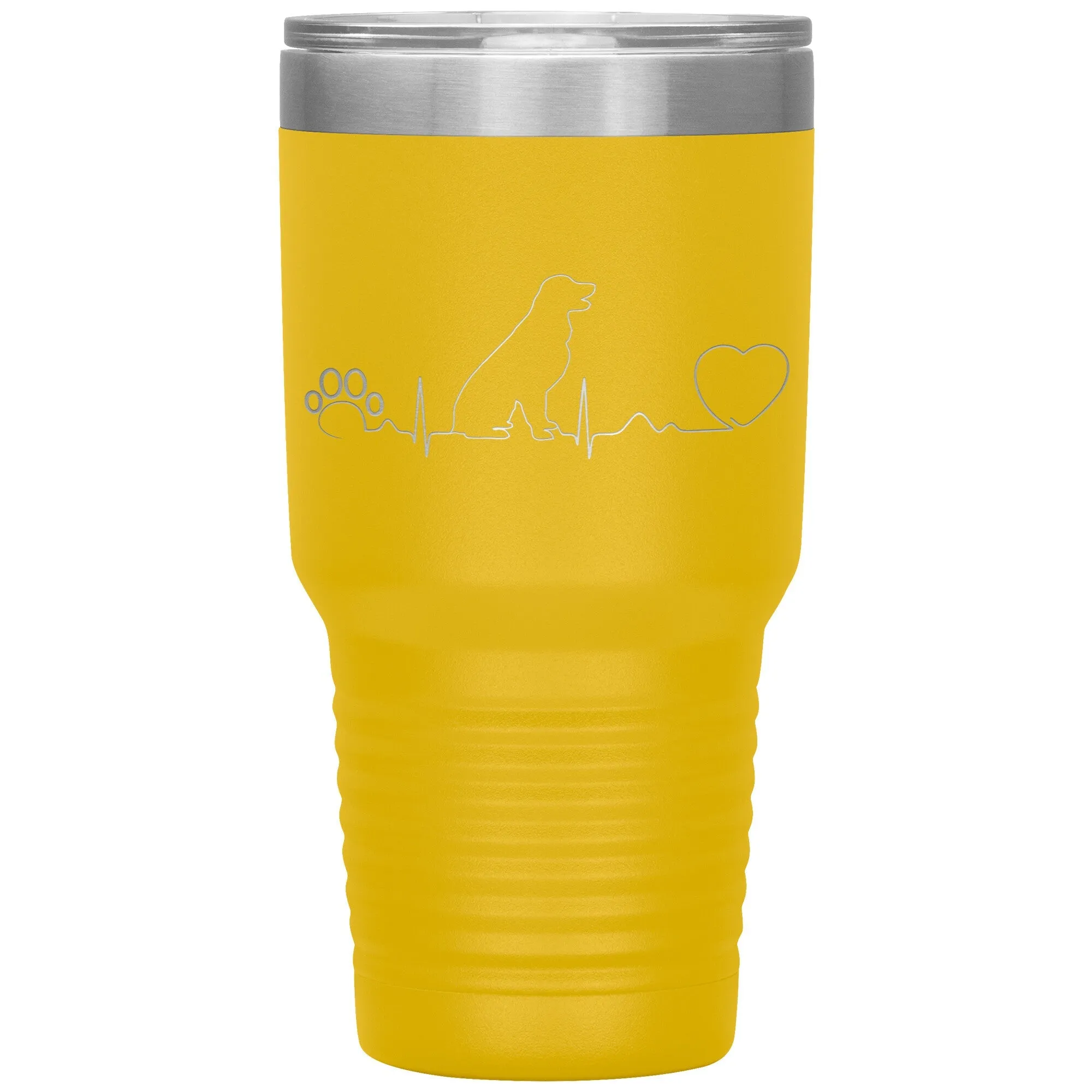 Dog heartbeat Vacuum Tumbler 30 oz