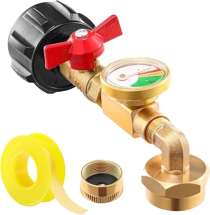  Early Christmas sale 50% offTop-Rated Propane Refill Elbow Adapter with Tank Gauge