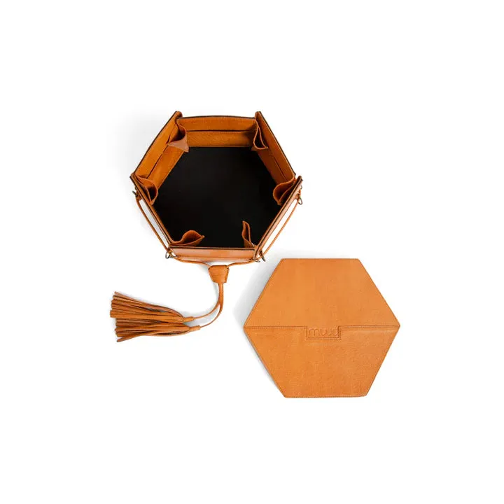 Evita Leather Embroidery case from Muud