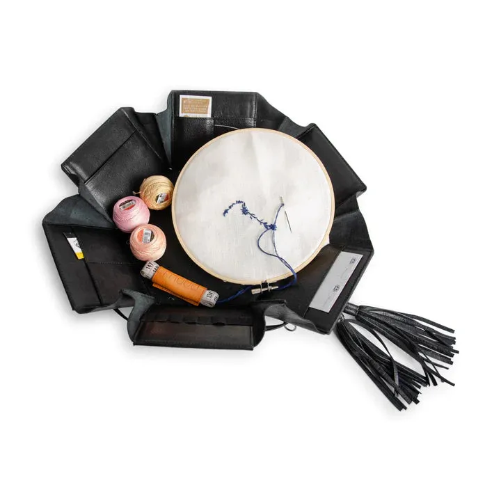 Evita Leather Embroidery case from Muud