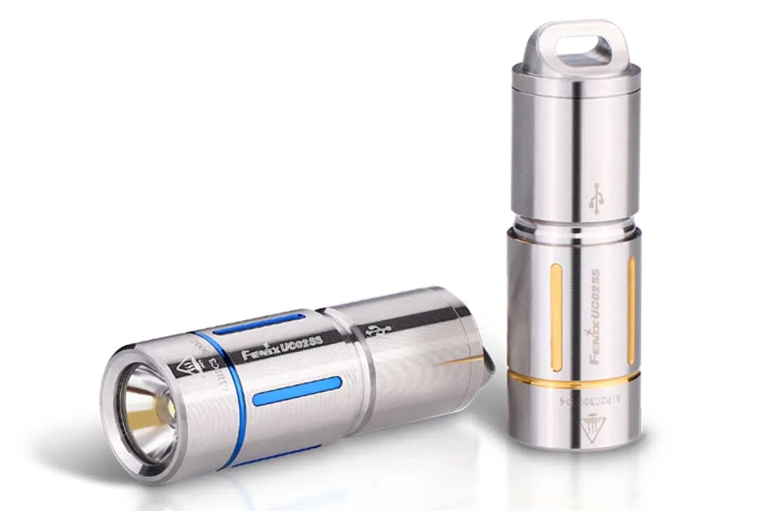 Fenix UC02SS USB Rechargeable Mini Keychain Flashlight - Discontinued