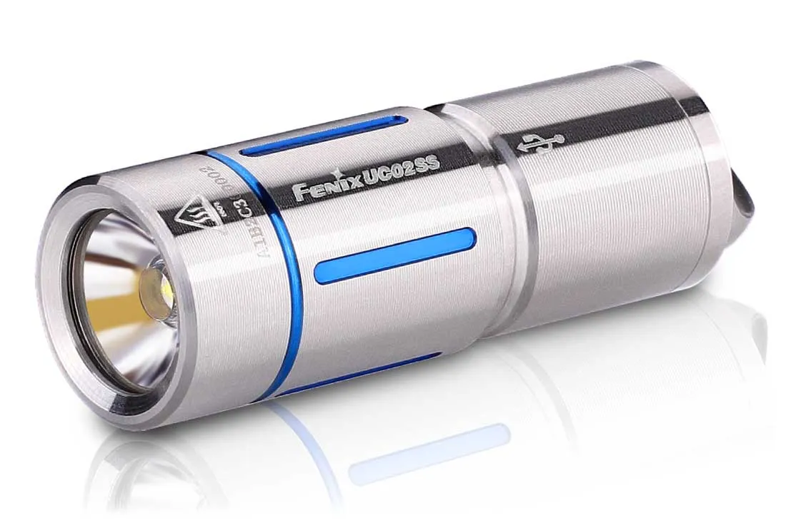 Fenix UC02SS USB Rechargeable Mini Keychain Flashlight - Discontinued