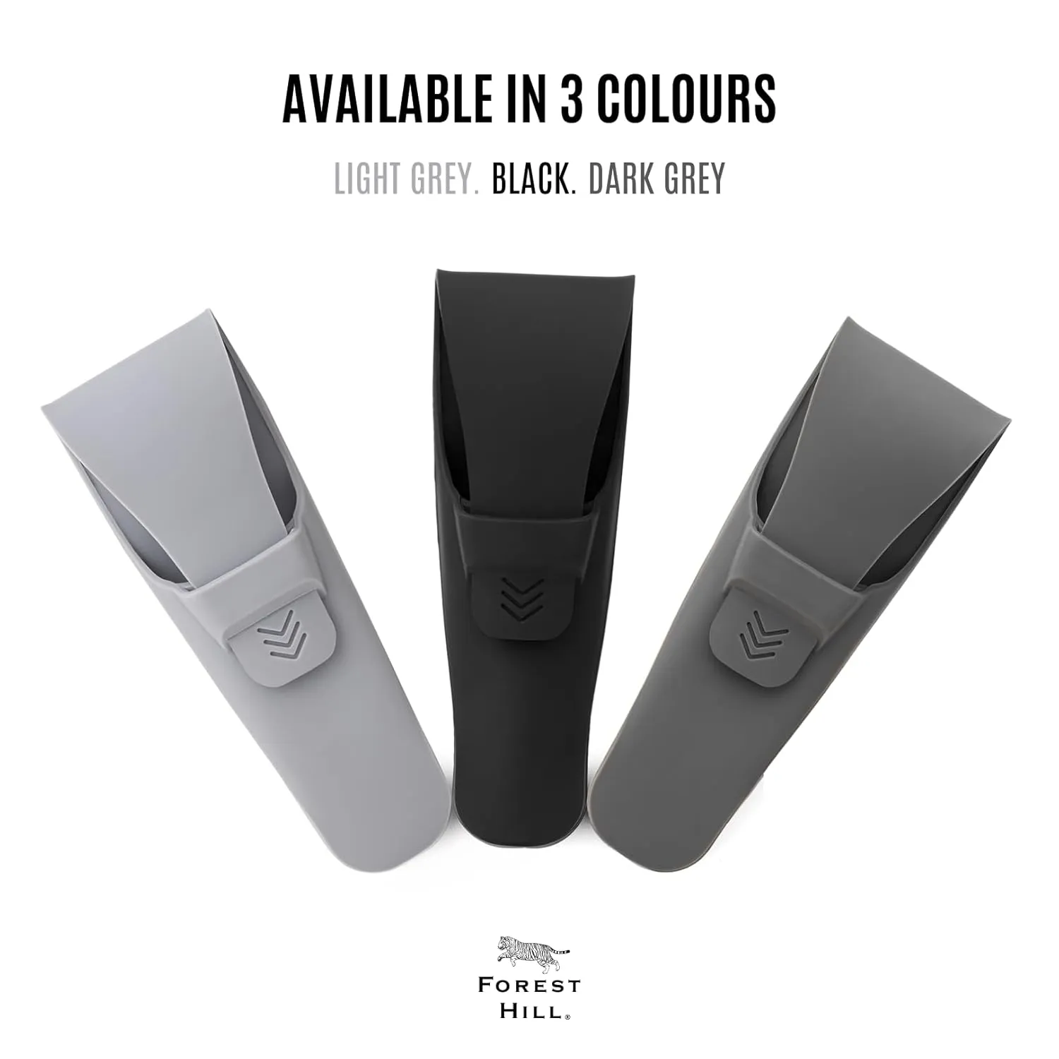 Forest Hill Silicone Shaving Razor Sleeve (Dark Grey)