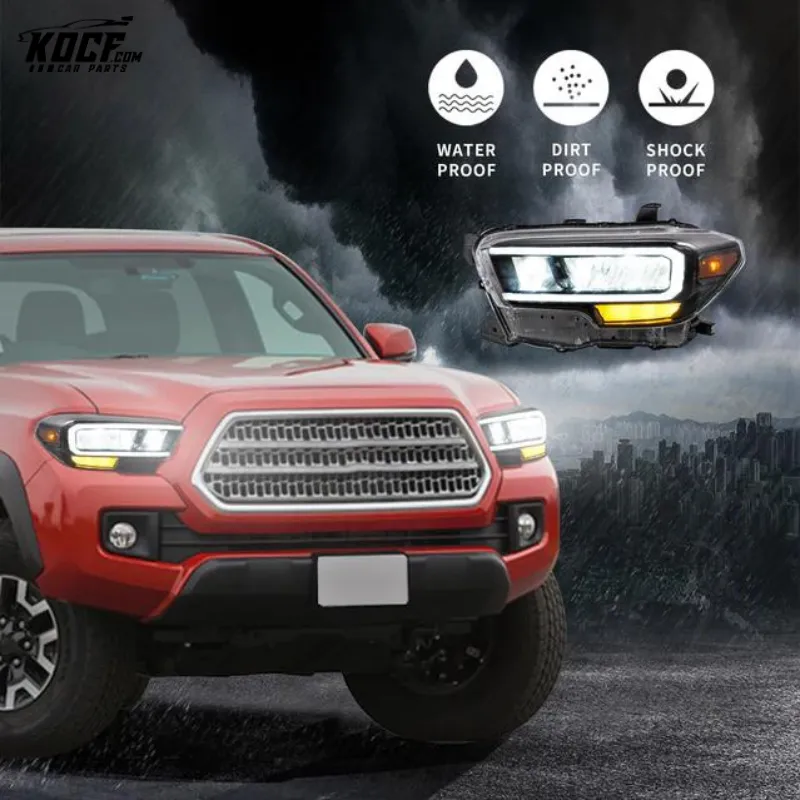 Full LED Headlights For Toyota Tacoma 2016-2023 (pair)