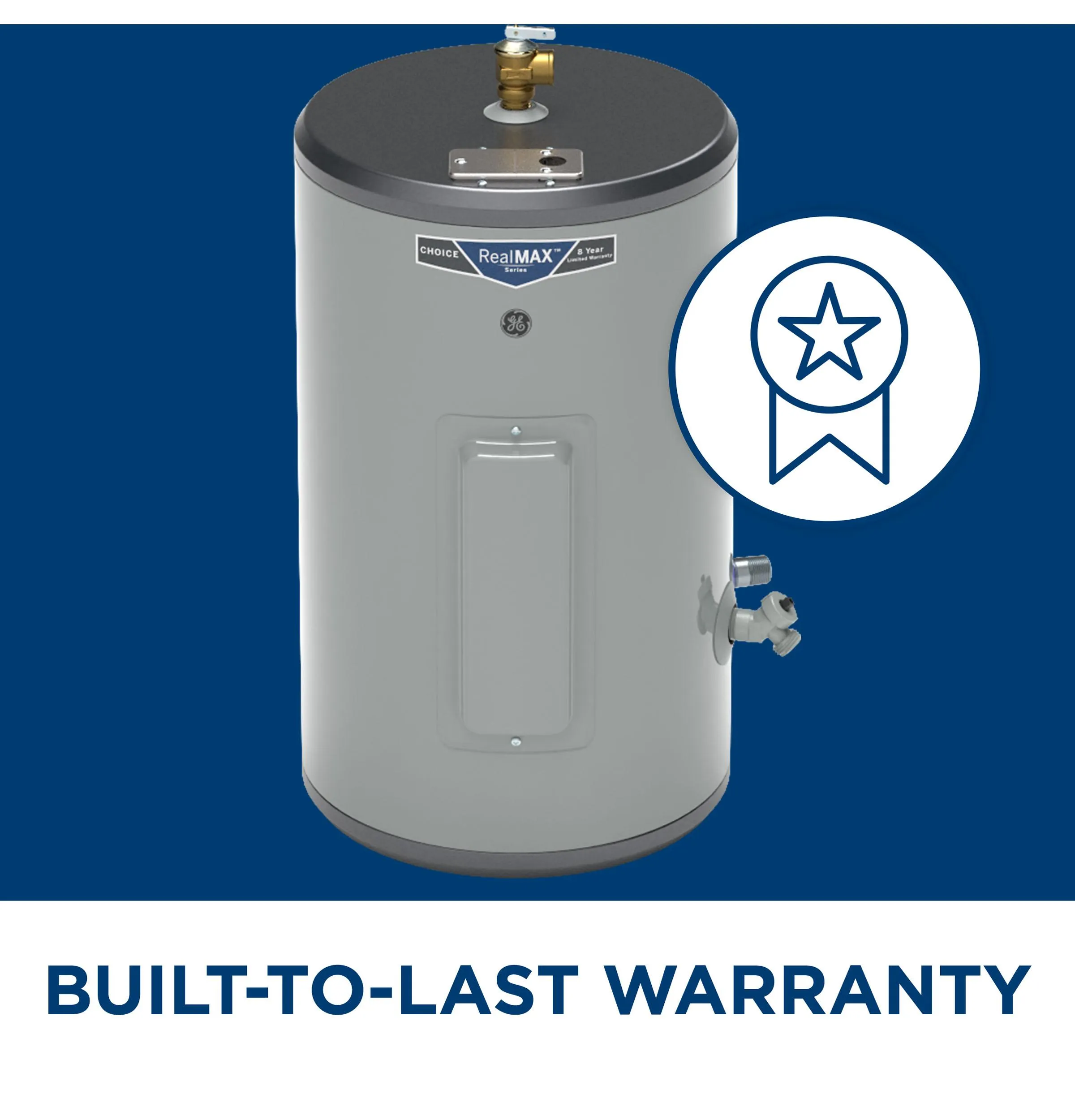 GE20P08BAR GE® 18 Gallon Electric Point of Use Water Heater