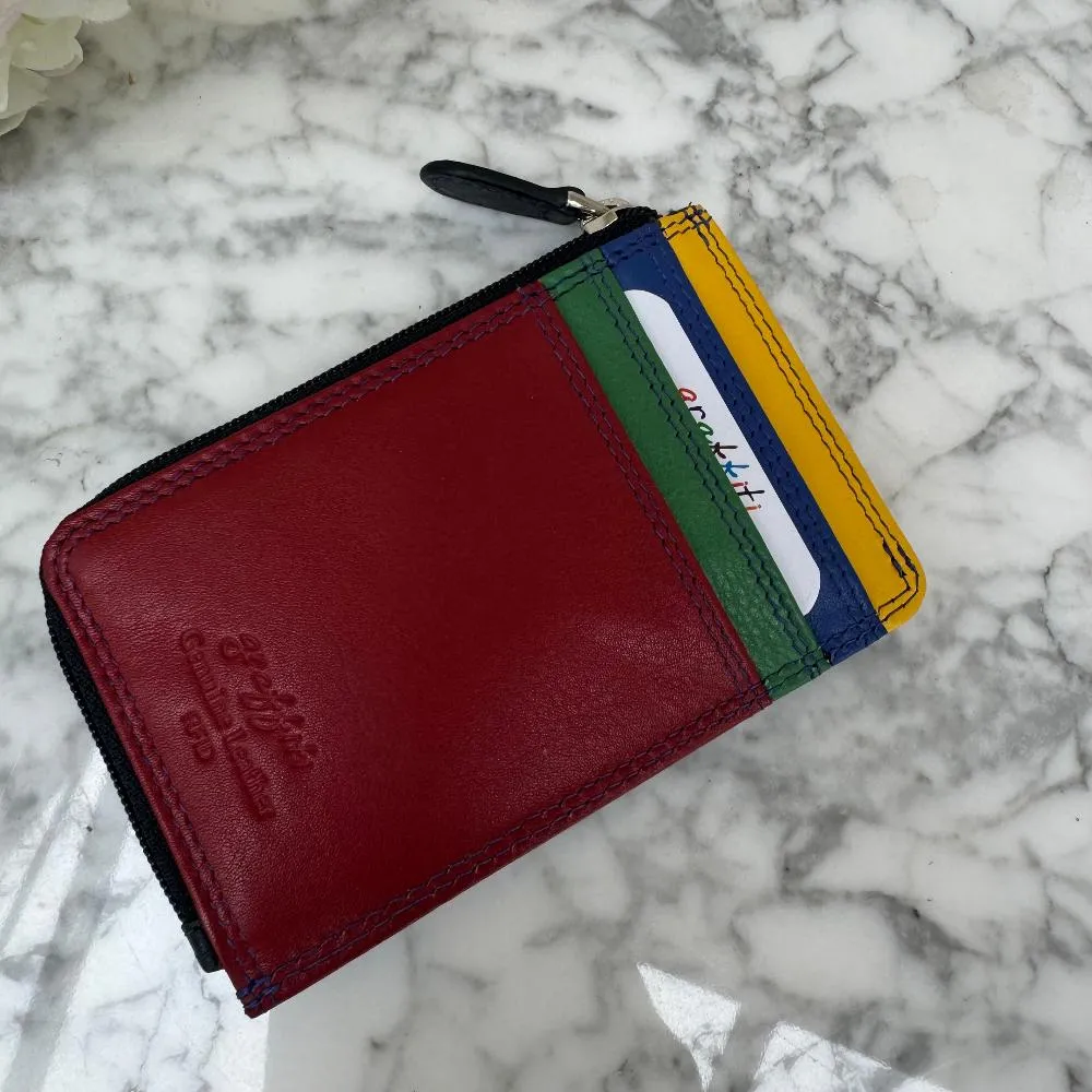 Graffiti 7-036 Leather Coin Purse