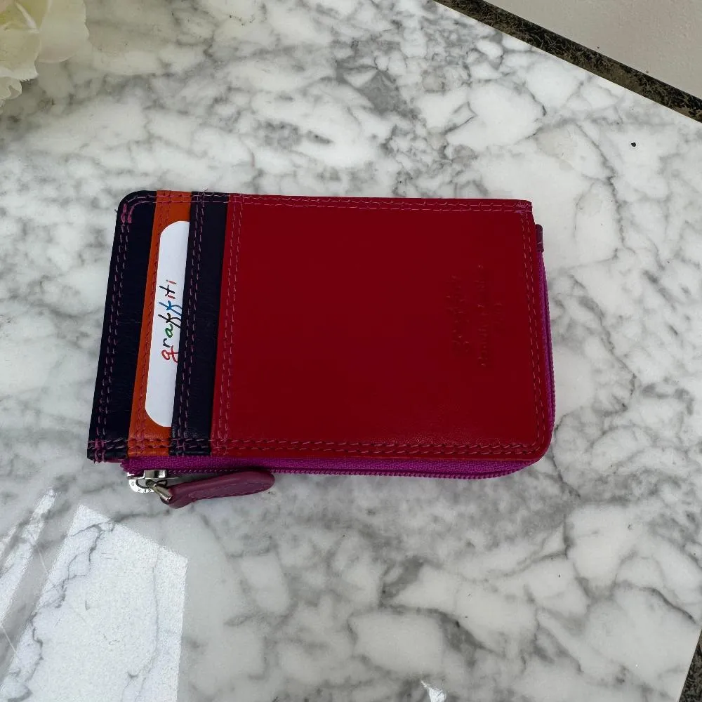 Graffiti 7-036 Leather Coin Purse