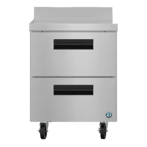 Hoshizaki WF27B-D2 27" Steelheart B Series stainless Steel Worktop Freezer with 1 Section & 2 Drawers, 115v