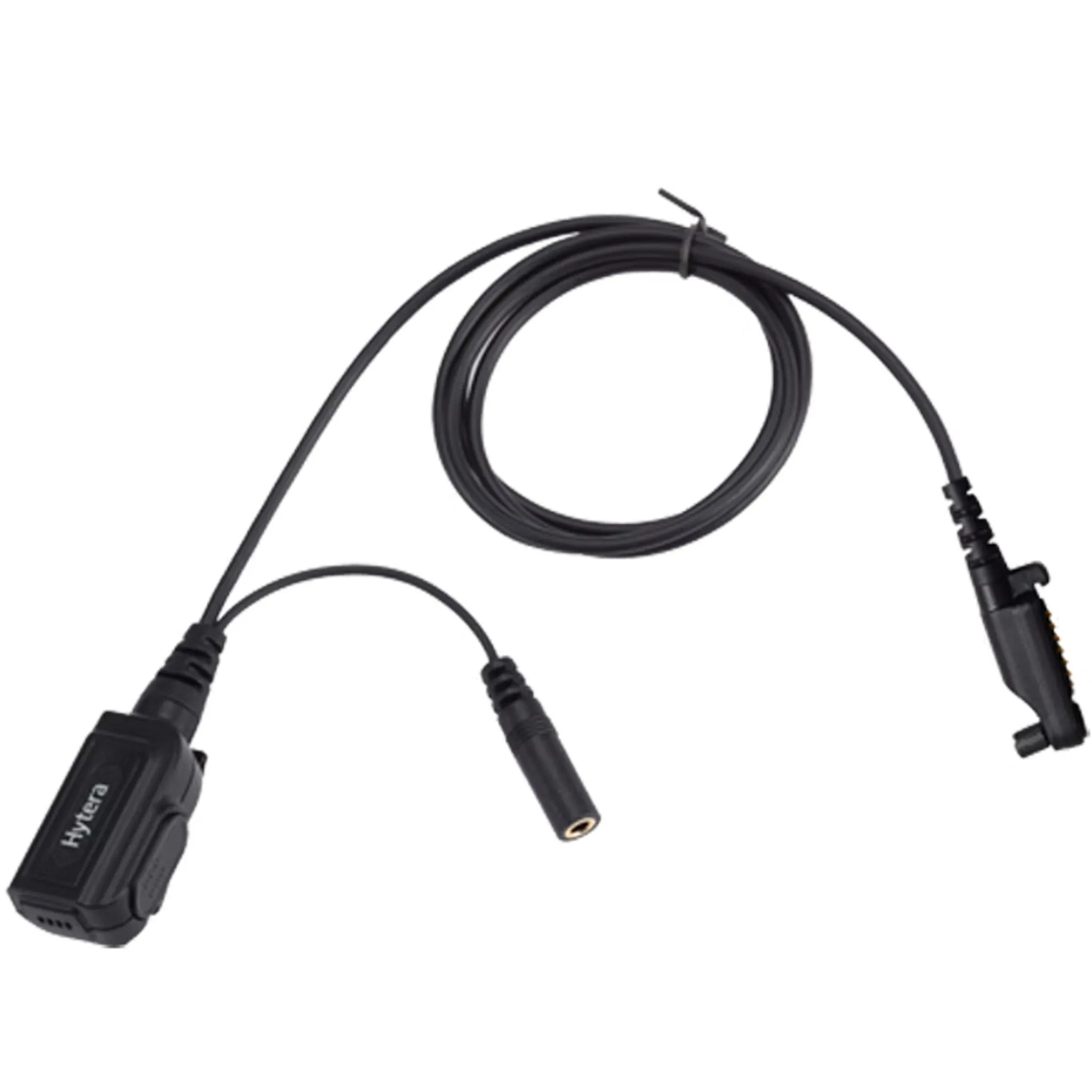 Hytera ACN-02-P PTT & Mic Cable for Receive-Only Earpieces