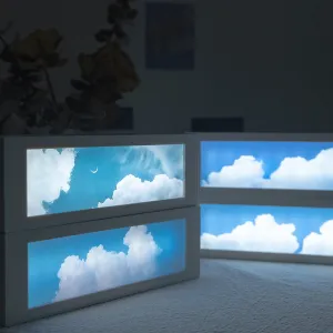 LED Cloudy Sky Rechargeable Night Lamp
