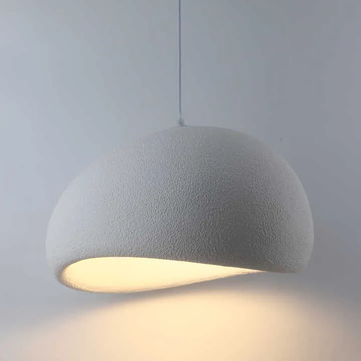 LED الثريات السقف داخلي مصمم المطبخ تناول الطعام لاعباModern Wabi Sabi Hanging Lamp LED Chandeliers
