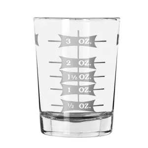 Libbey 5134/1124N 4 oz. Clear Professional Measuring Glass - Case of 12 Pcs