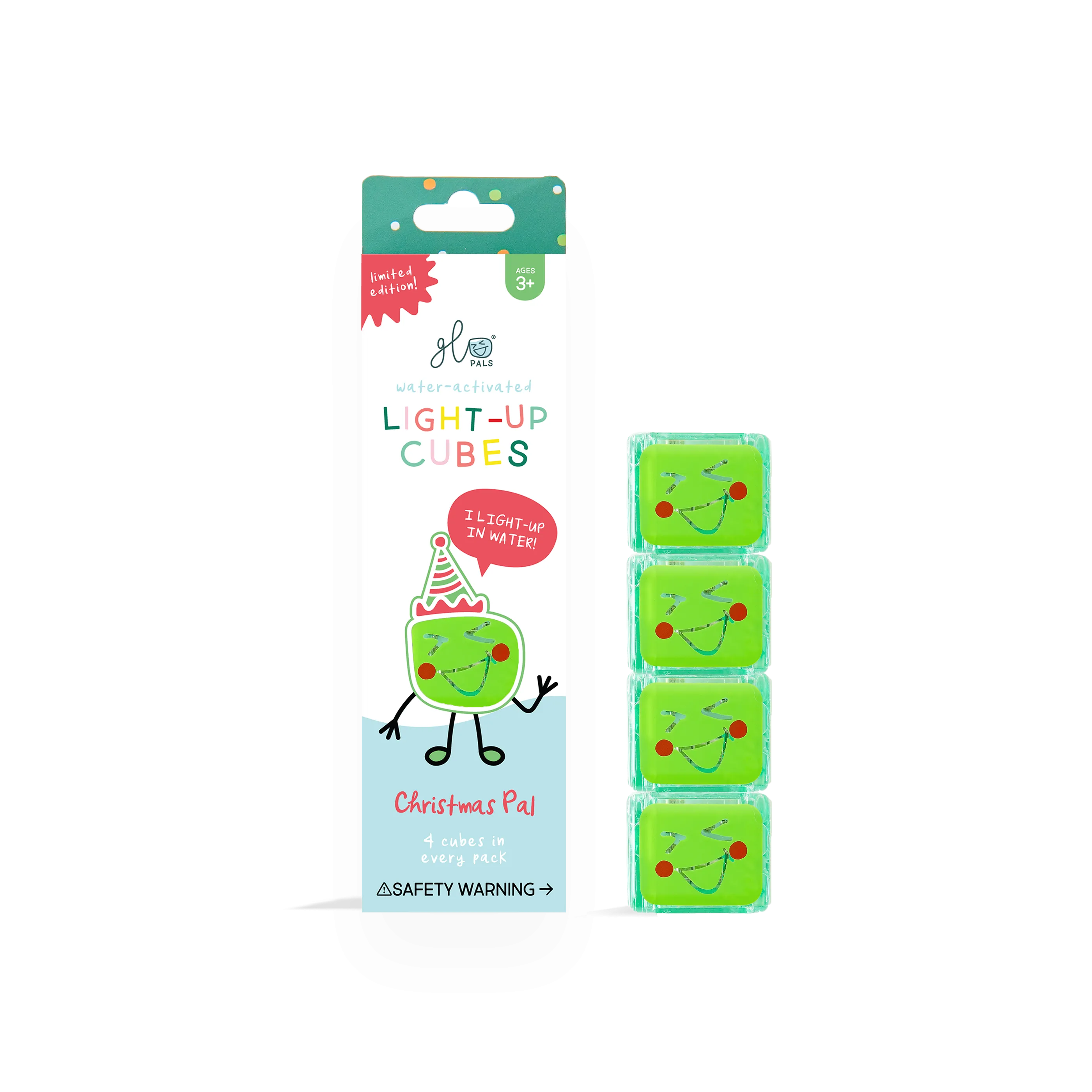 LIMITED EDITION Christmas Pal - Glo Pals Light-Up Cubes