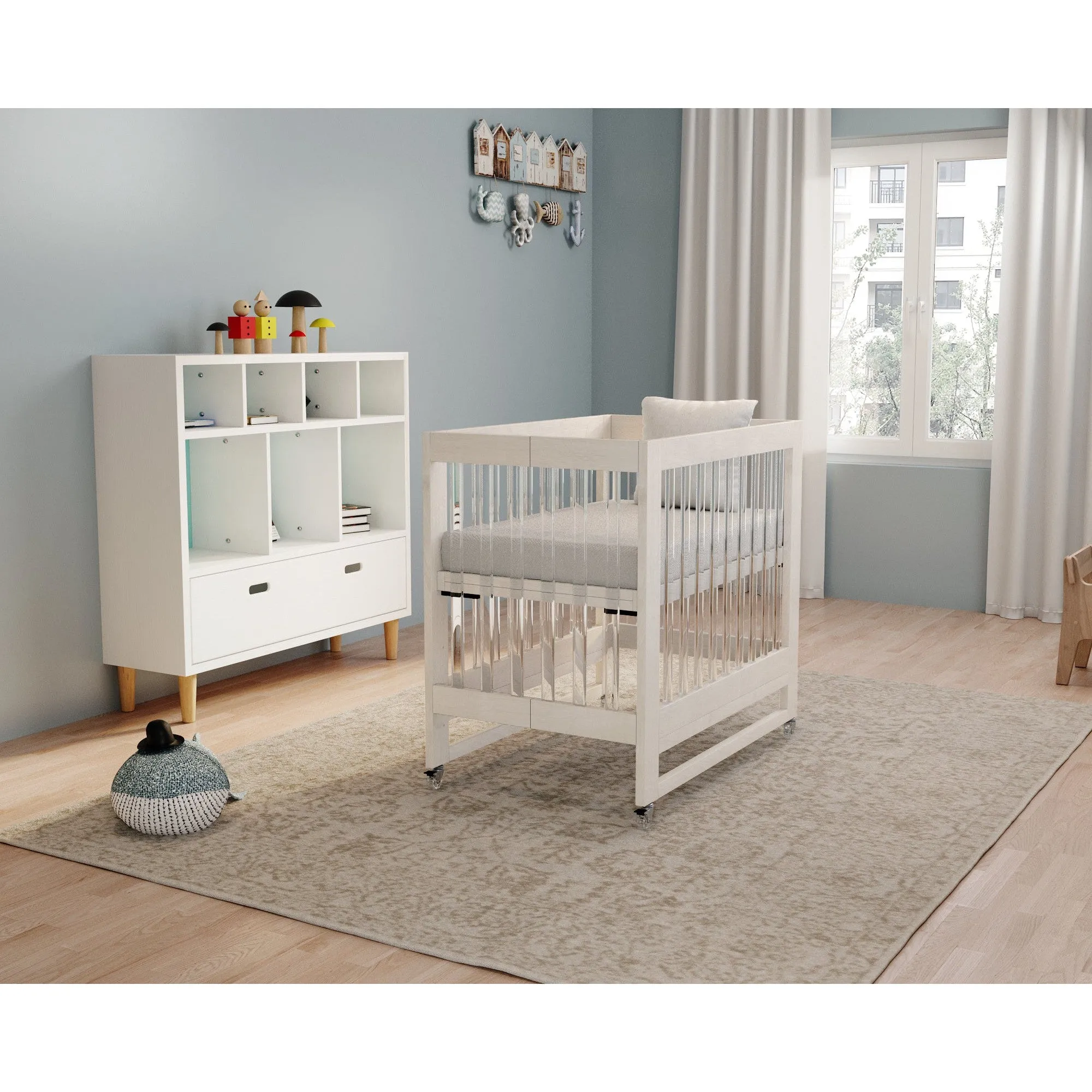 Melo Caress Portable Folding Crib -New!