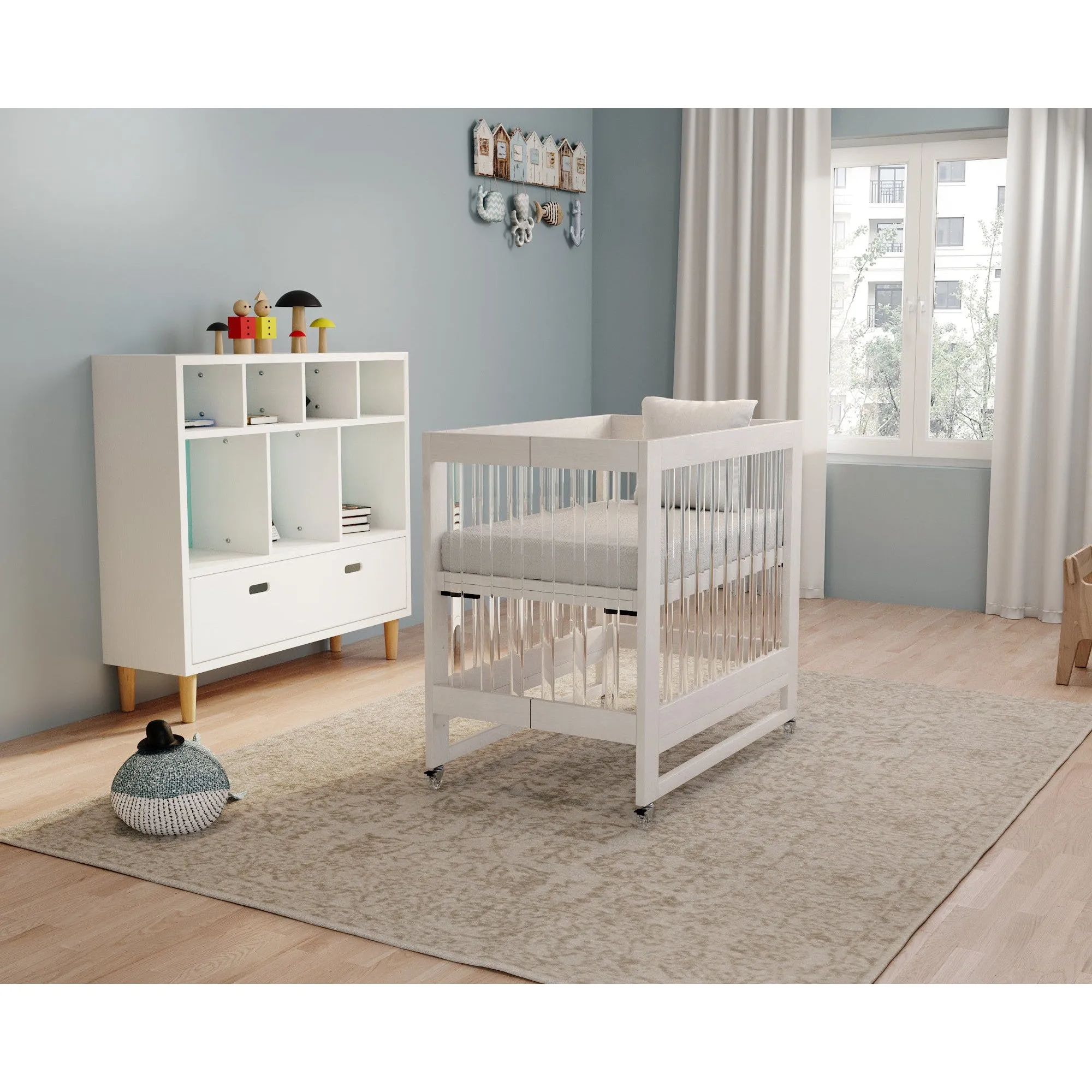Melo Caress Portable Folding Crib -New!