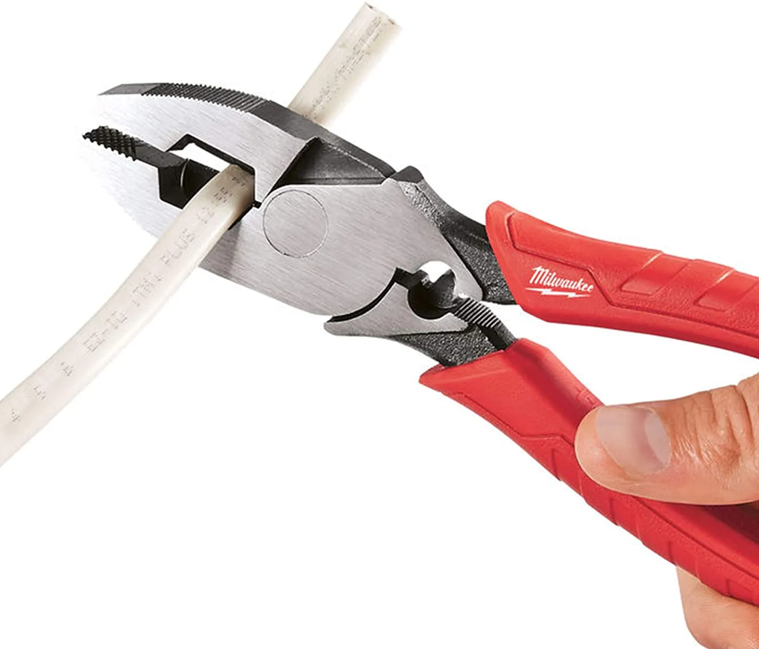 Milwaukee 48-22-6100 Comfort Grip High Leverage Lineman's Pliers with Crimper - 9"