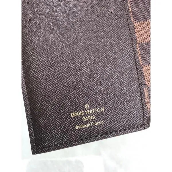 Normandy Compact Wallet N60043 Pink/damier Ebène Canvas
