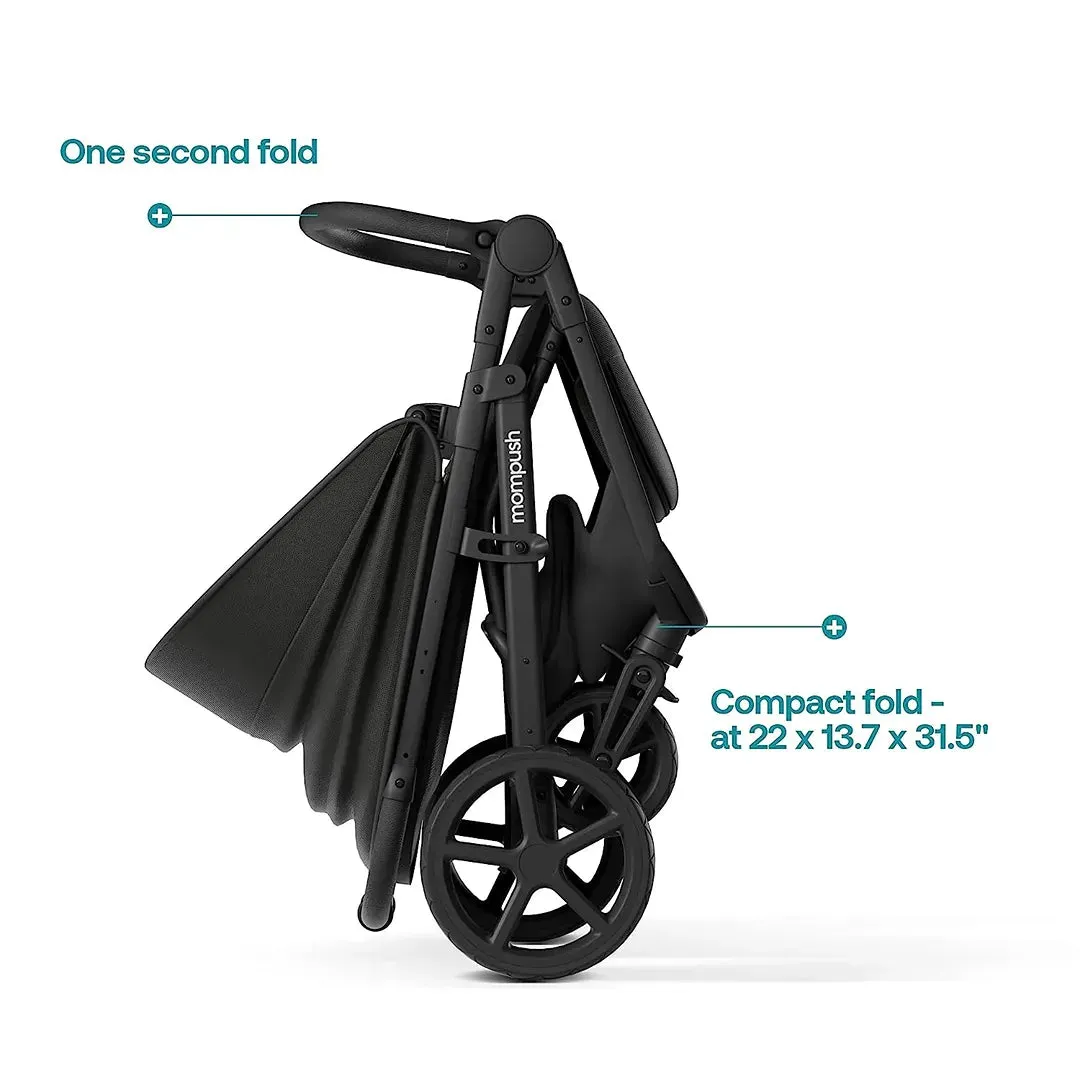 Nova Compact Lightweight Stroller - Black (See Description)