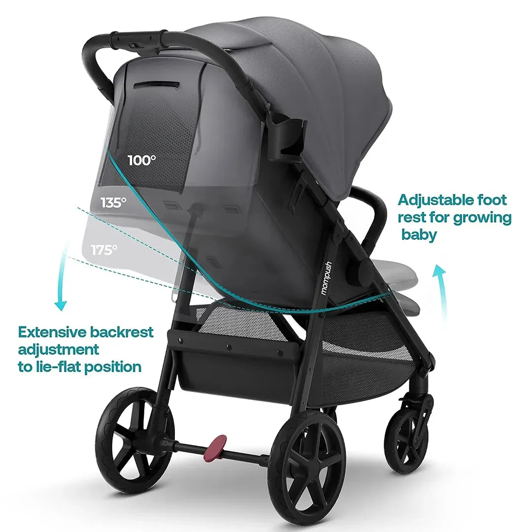 Nova Compact Lightweight Stroller - Black (See Description)