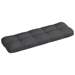 Pallet Sofa Cushion Anthracite 120x40x12 cm