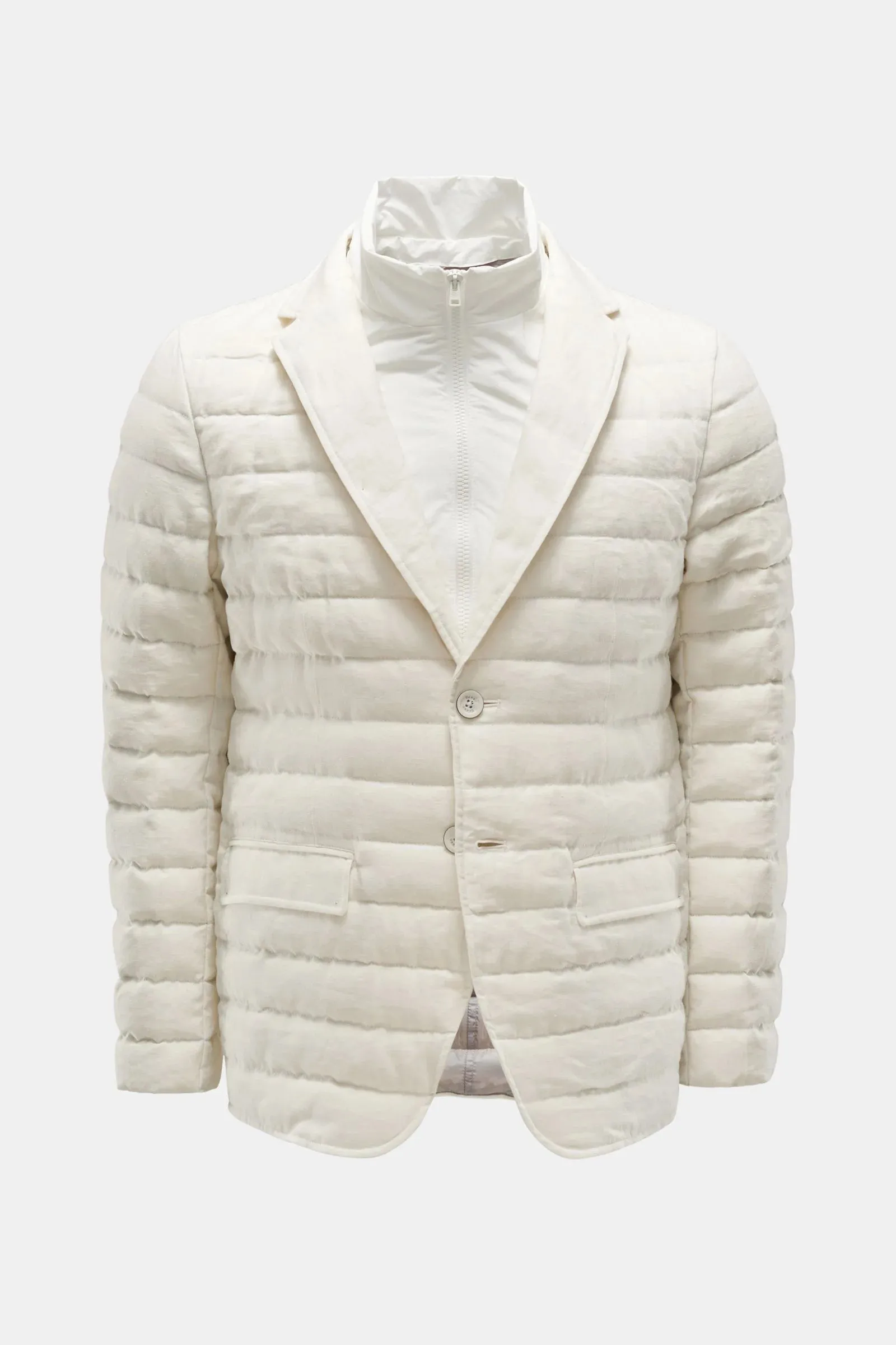 Paneled Linen Flax Jacket