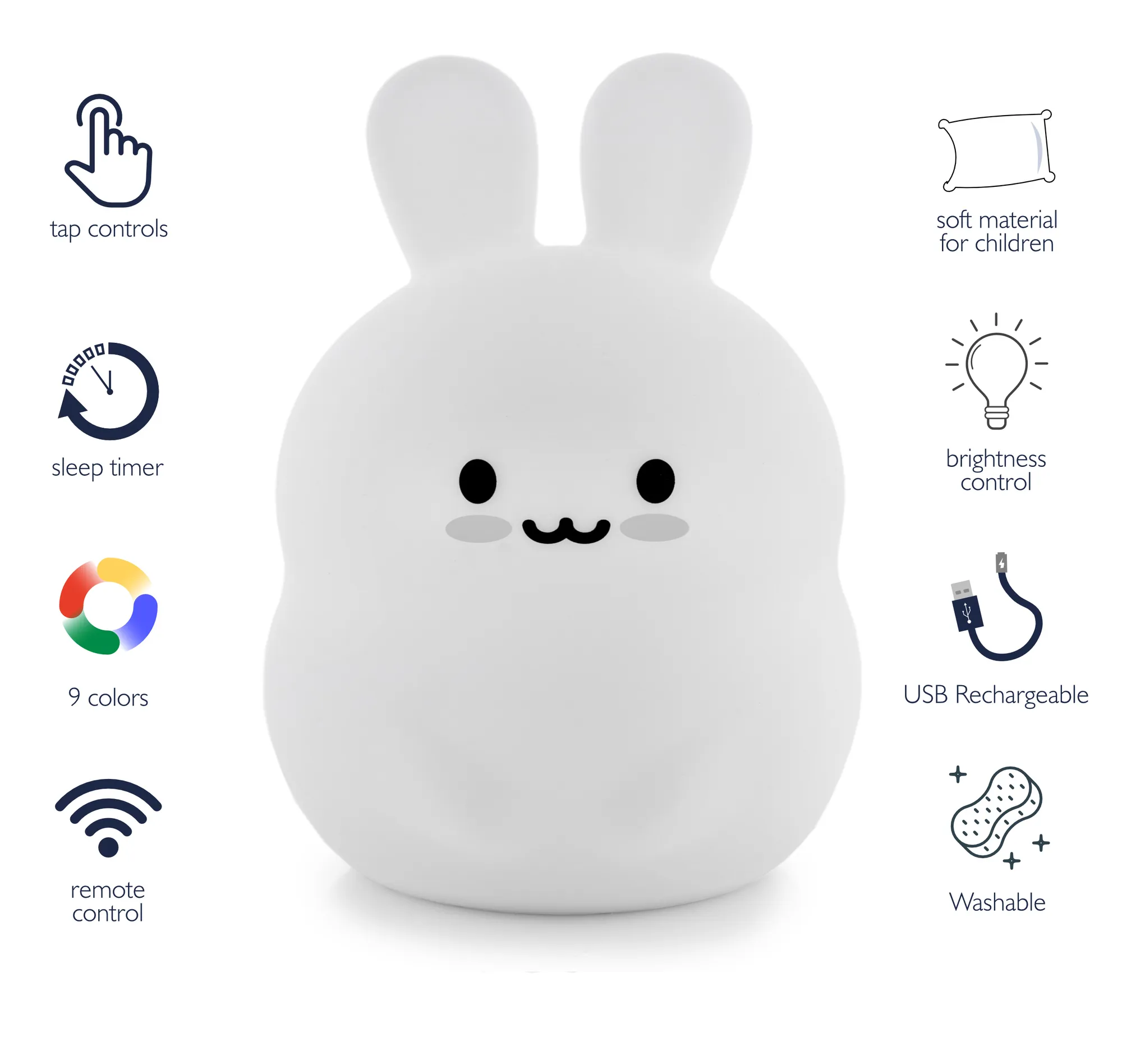 Portable Bunny LumiPet Nightlight