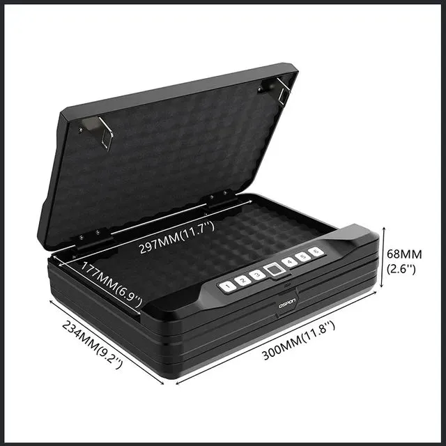 Portable Firearms Safe Box.