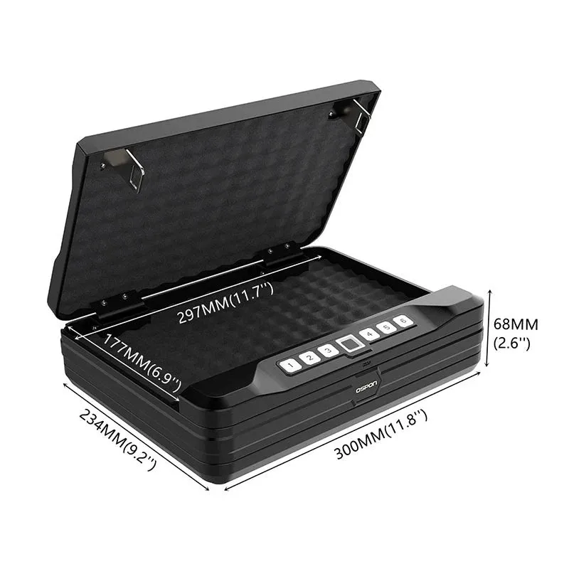 Portable Firearms Safe Box.