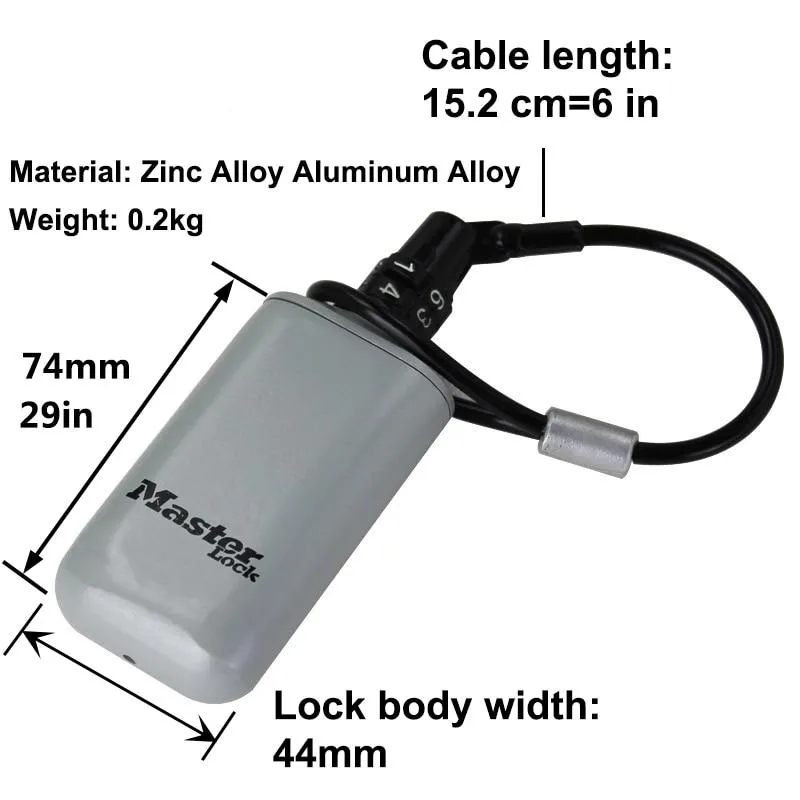 Portable Key Storage Safe Lock Box