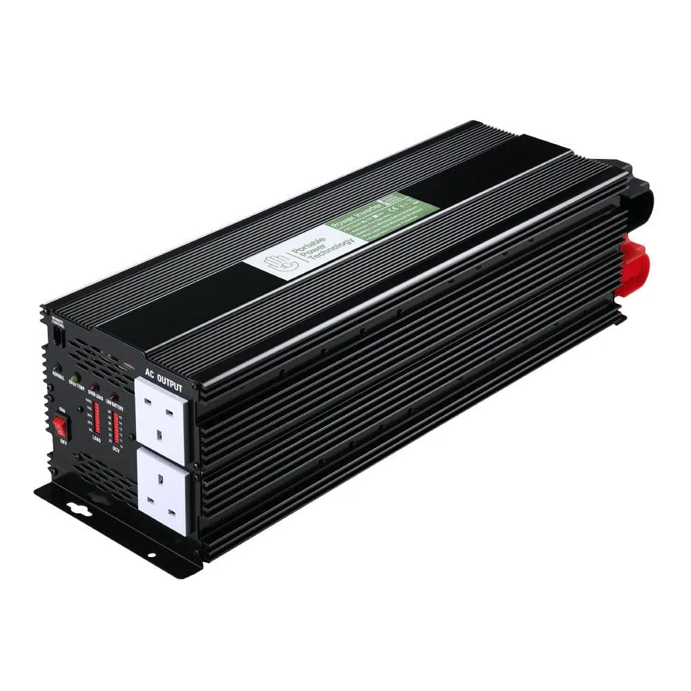 Portable Power Technology 5000W 12V Modified Sinewave Power Inverter with Remote Control