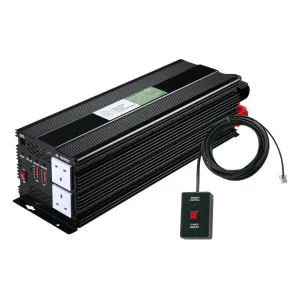 Portable Power Technology 5000W 12V Modified Sinewave Power Inverter with Remote Control